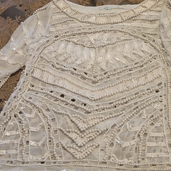 Kimchi Blue Stunning Beaded top S - Picture 4 of 11